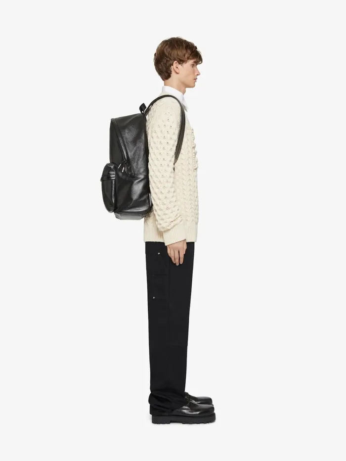 Givenchy 4G Cableknit Sweater Cream Men Knitwear