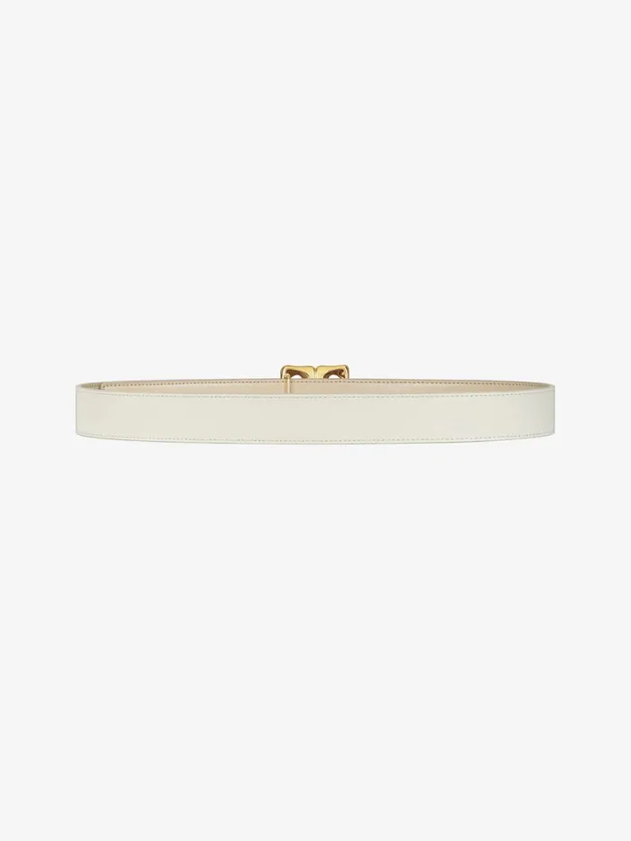 Givenchy 4G Liquid Reversible Belt In Box Leather Natural Beige Women Belts Givenchy 4G Liquid Reversible Belt In Box Leather Natural Beige Women Belts