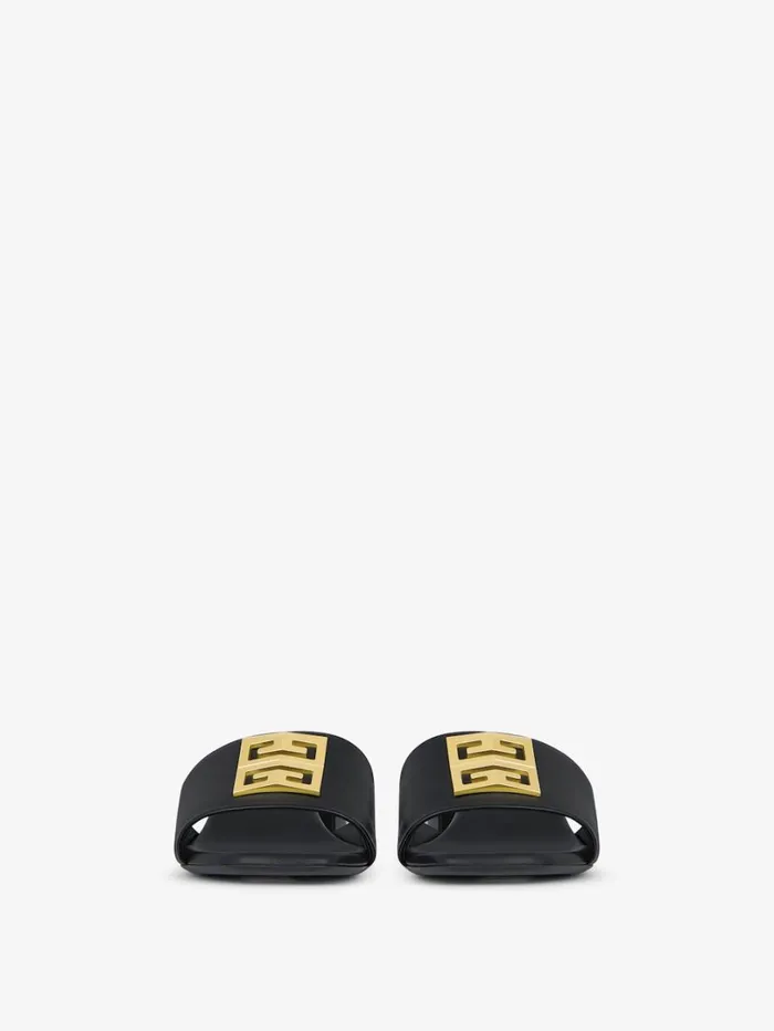 Givenchy 4G Mules In Leather Black Women Slides and Sandals Givenchy 4G Mules In Leather Black Women Slides and Sandals