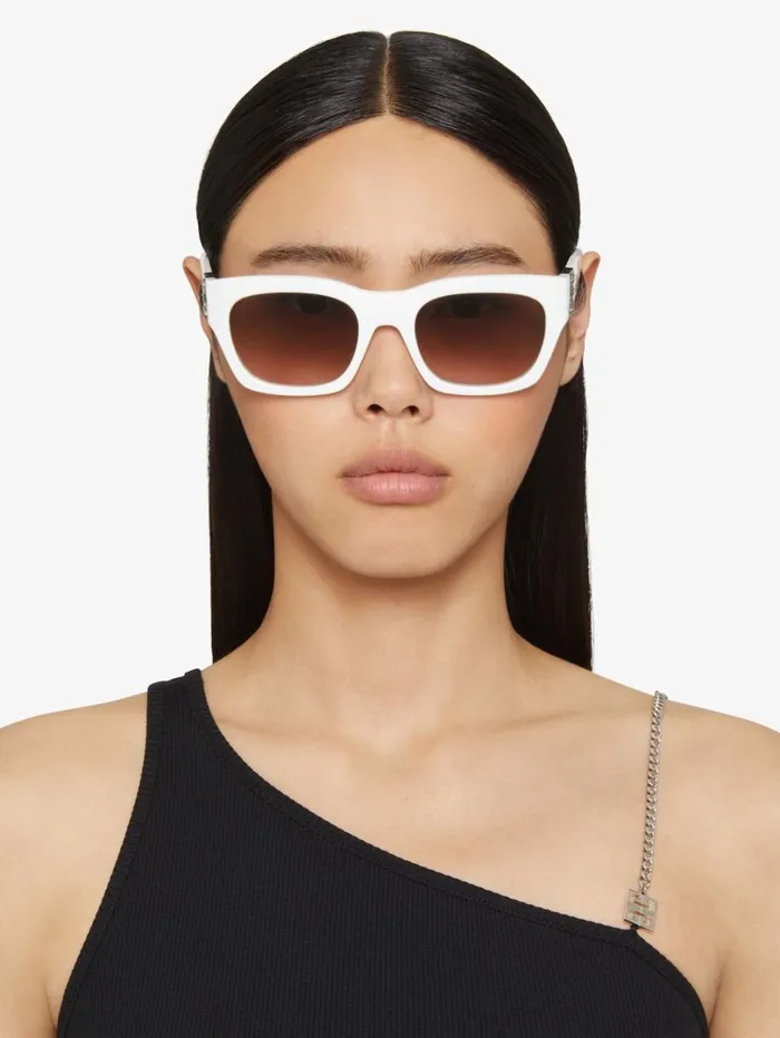 Givenchy 4G Unisex Sunglasses In Acetate White WomenMen Sunglasses Givenchy 4G Unisex Sunglasses In Acetate White WomenMen Sunglasses