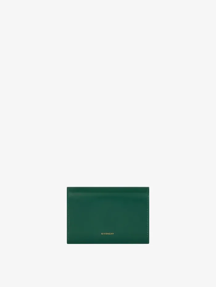 Givenchy 4G Wallet In Box Leather Emerald Green Women Wallets and Card Holders Givenchy 4G Wallet In Box Leather Emerald Green Women Wallets and Card Holders