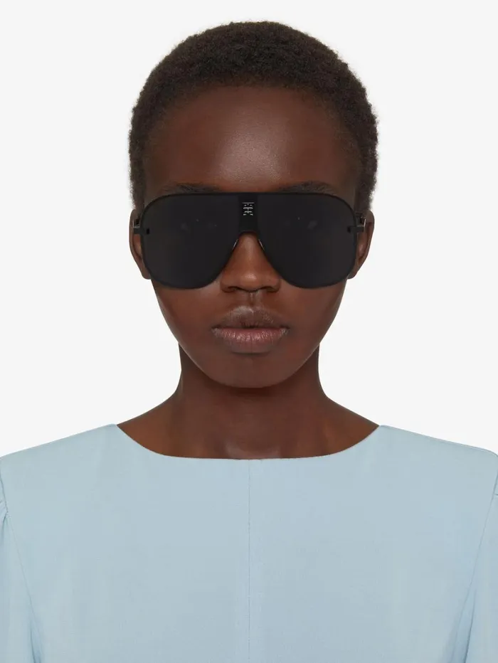 Givenchy 4GEM Unisex Sunglasses In Metal Black WomenMen Sunglasses Givenchy 4GEM Unisex Sunglasses In Metal Black WomenMen Sunglasses