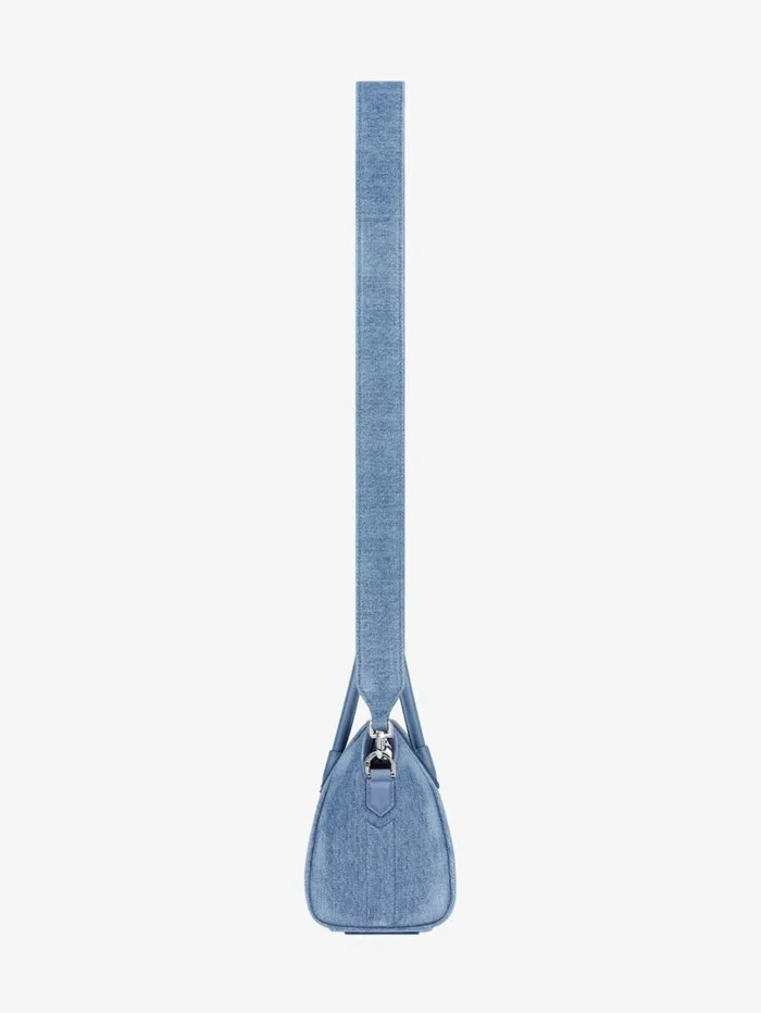 Givenchy Antigona Toy Bag In Washed Denim Medium Blue Women Crossbody Bags Givenchy Antigona Toy Bag In Washed Denim Medium Blue Women Crossbody Bags