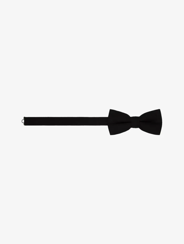 Givenchy Bow Tie In Silk Black Men Scarves and Ties