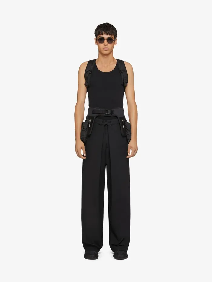 Givenchy Extra Slim Fit Tank Top In Cotton Black Men TShirts