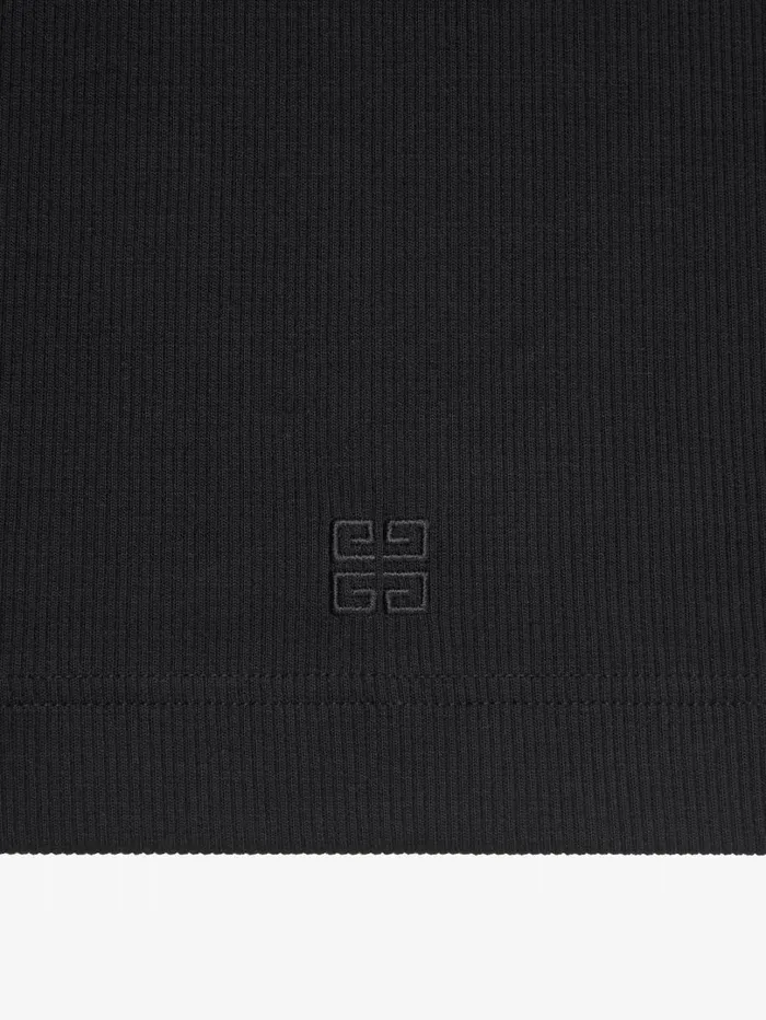 Givenchy Extra Slim Fit Tank Top In Cotton Black Men TShirts