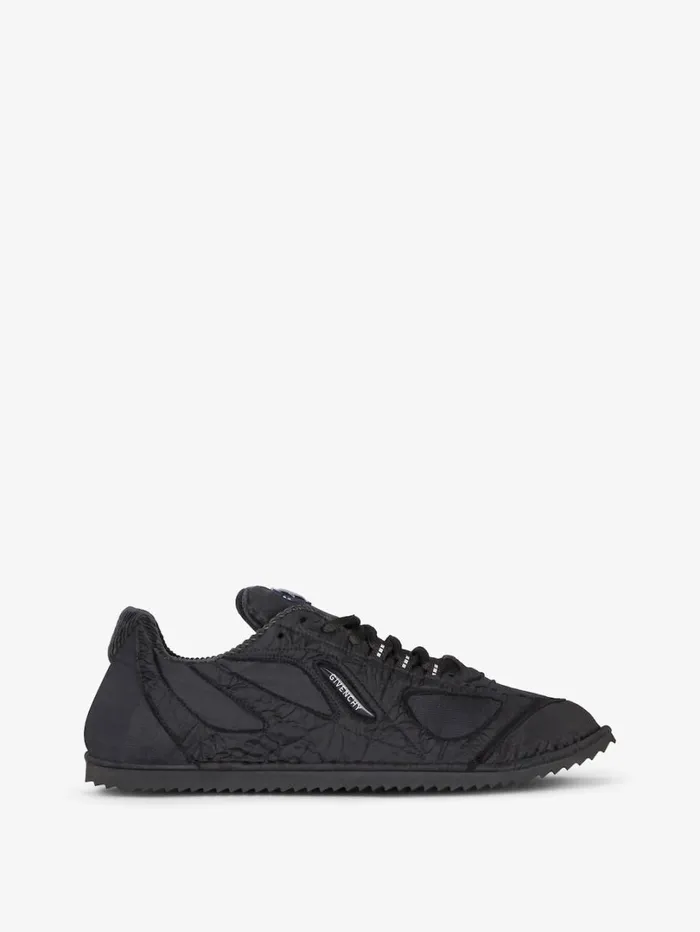 Givenchy Flat Sneakers In Synthetic Fiber Black Men Sneakers