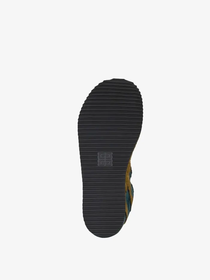Givenchy Flat Sneakers In Synthetic Fiber Green Men Sneakers Givenchy Flat Sneakers In Synthetic Fiber Green Men Sneakers