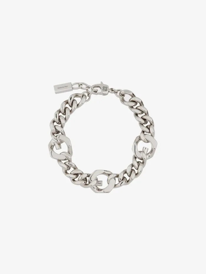 Givenchy G Chain Bracelet In Metal Silvery Men Jewelry Givenchy G Chain Bracelet In Metal Silvery Men Jewelry
