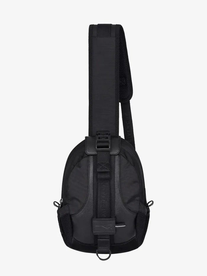 Givenchy GTrail Bag In Nylon And Leather Black Men Crossbody Bags