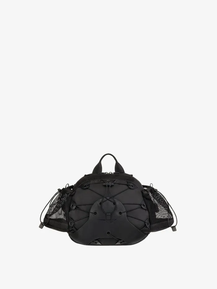 Givenchy GTrail Bumbag In Nylon And Leather Black Men Crossbody Bags