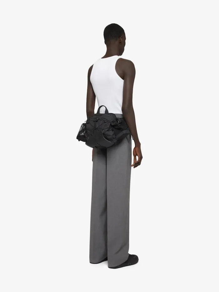 Givenchy GTrail Bumbag In Nylon And Leather Black Men Crossbody Bags Givenchy GTrail Bumbag In Nylon And Leather Black Men Crossbody Bags