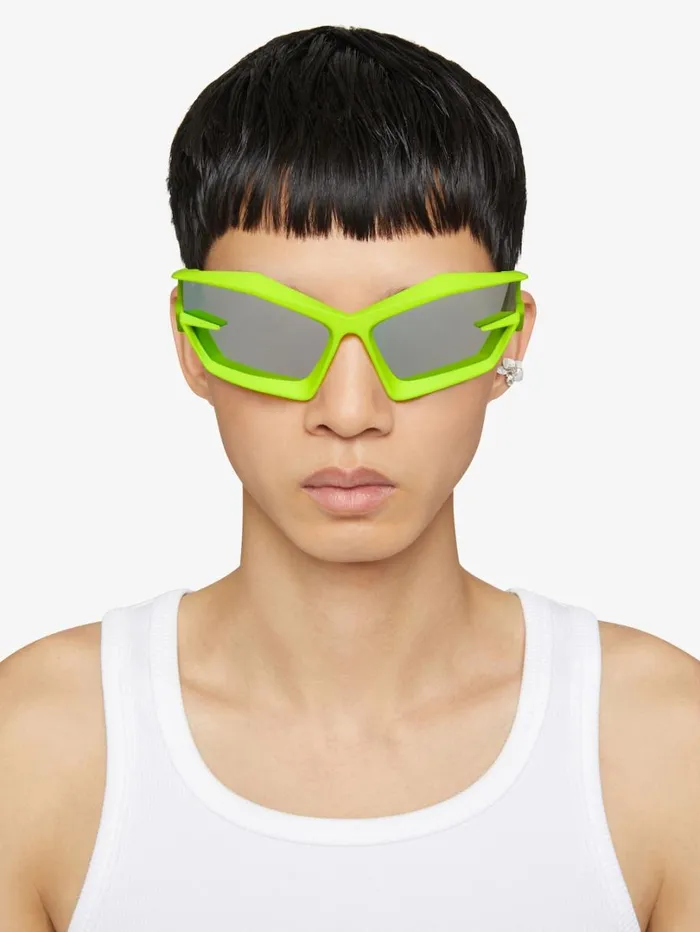Givenchy Giv Cut Unisex Injected Sunglasses Fluo Yellow WomenMen Sunglasses Givenchy Giv Cut Unisex Injected Sunglasses Fluo Yellow WomenMen Sunglasses