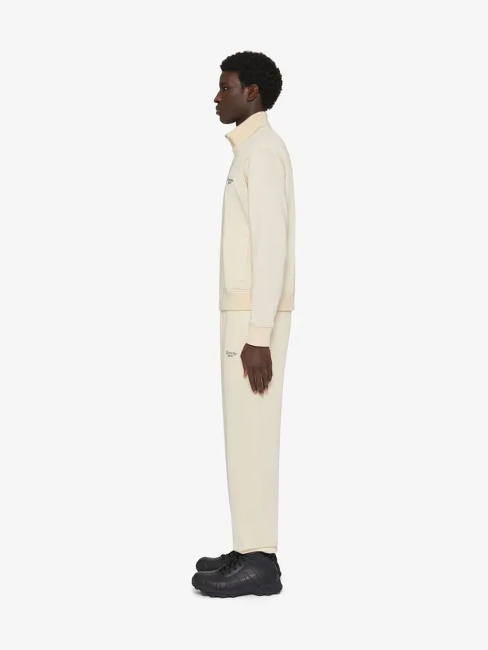 Givenchy GIVENCHY 1952 Jogger Pants In Fleece Ivory Men TShirts