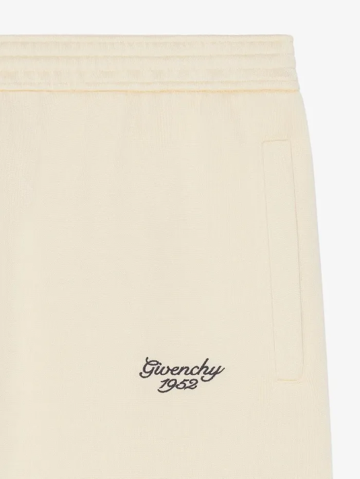 Givenchy GIVENCHY 1952 Jogger Pants In Fleece Ivory Men TShirts