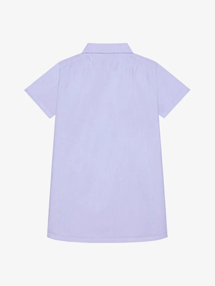 Givenchy GIVENCHY College Shirt Dress In Cotton With Stripes Whiteblue Women Baby 1 Month To 3 Years