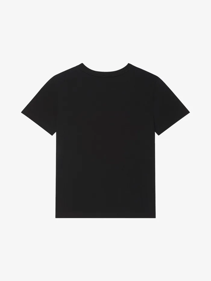 Givenchy GIVENCHY College Tshirt In Cotton Black Men Boy 4 To 12 Years