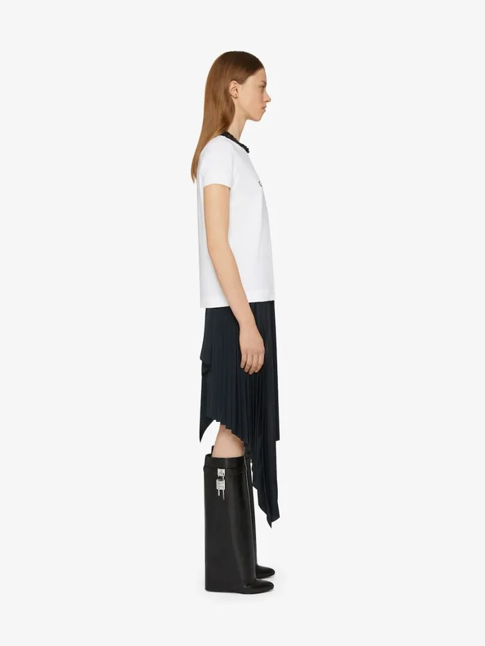 Givenchy GIVENCHY Reverse Slim Fit Tshirt In Cotton White Women TShirts