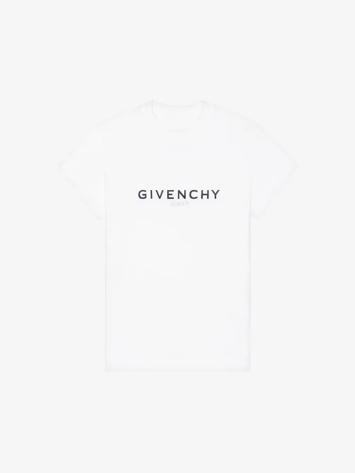 Givenchy GIVENCHY Reverse Slim Fit Tshirt In Cotton White Women TShirts
