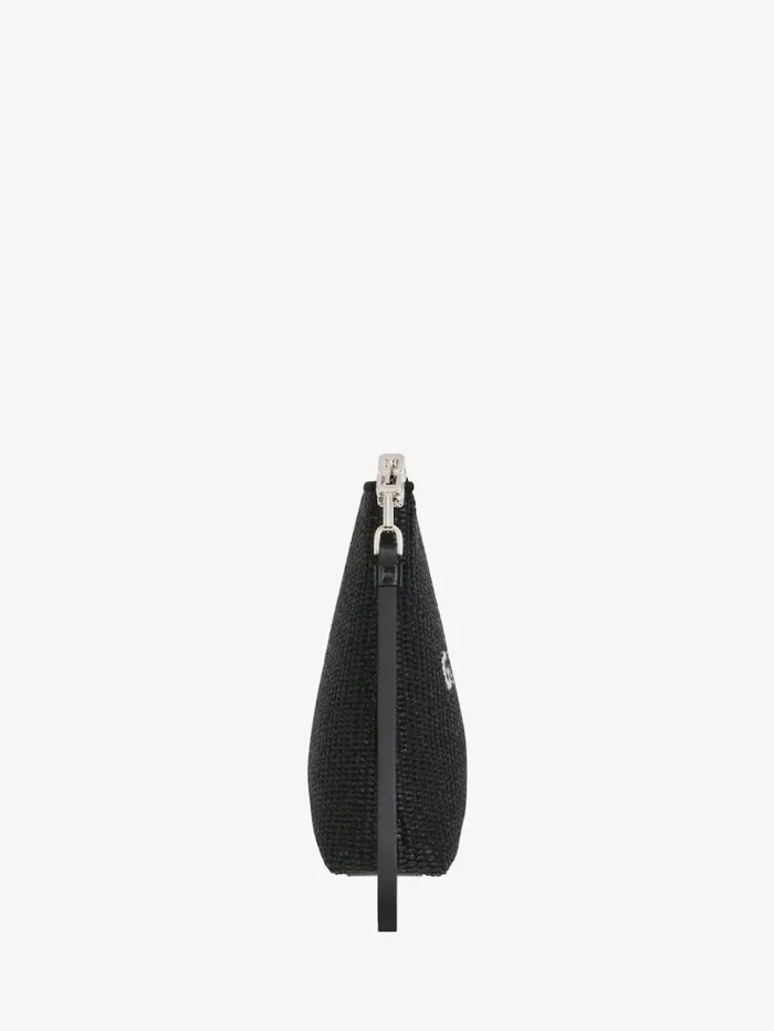Givenchy GIVENCHY Travel Pouch In Raffia Black Women Wallets and Card Holders Givenchy GIVENCHY Travel Pouch In Raffia Black Women Wallets and Card Holders
