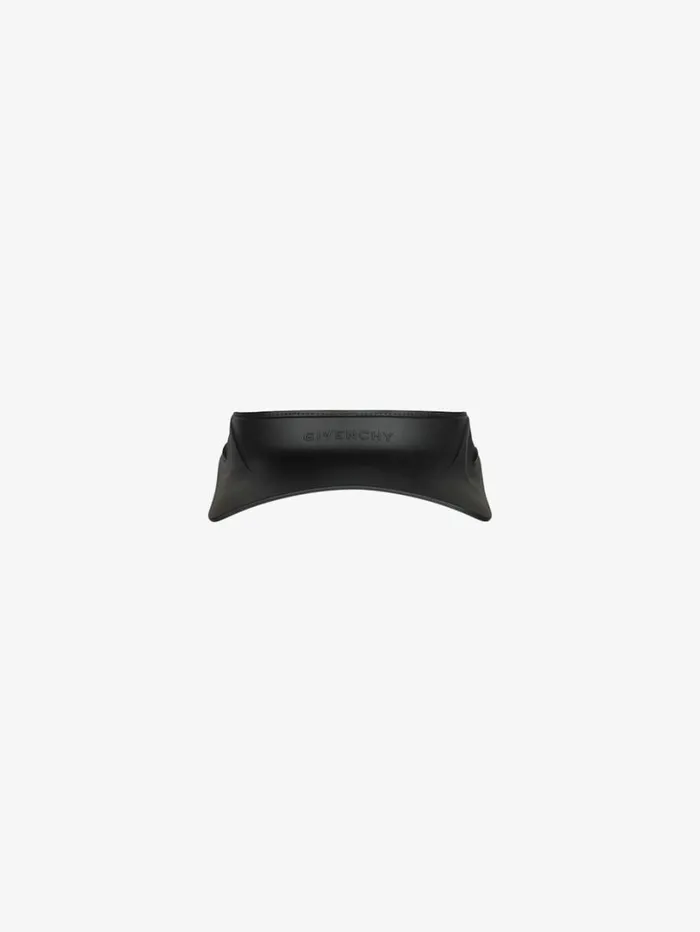 Givenchy GIVENCHY Visor In Gum Black Men Beanies and Caps