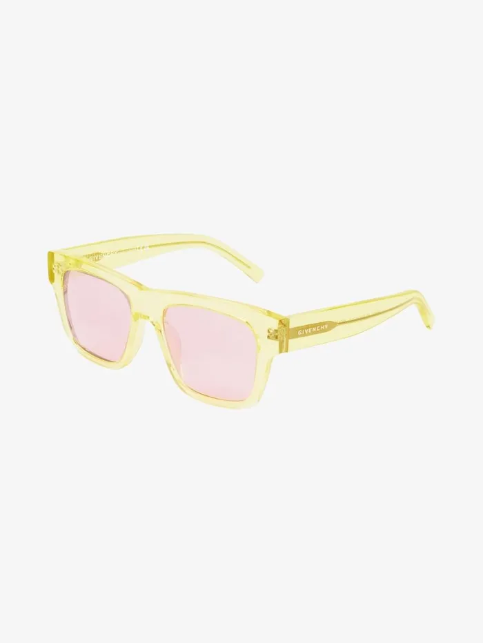 Givenchy GV Day Unisex Sunglasses In Acetate Yellow WomenMen Sunglasses