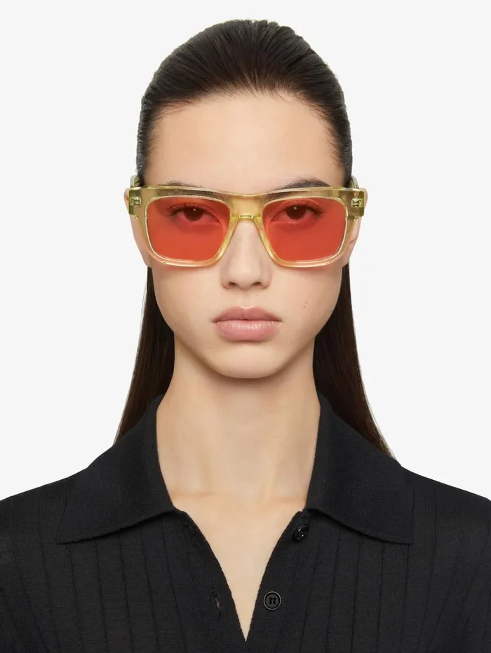 Givenchy GV Day Unisex Sunglasses In Acetate Yellow WomenMen Sunglasses Givenchy GV Day Unisex Sunglasses In Acetate Yellow WomenMen Sunglasses