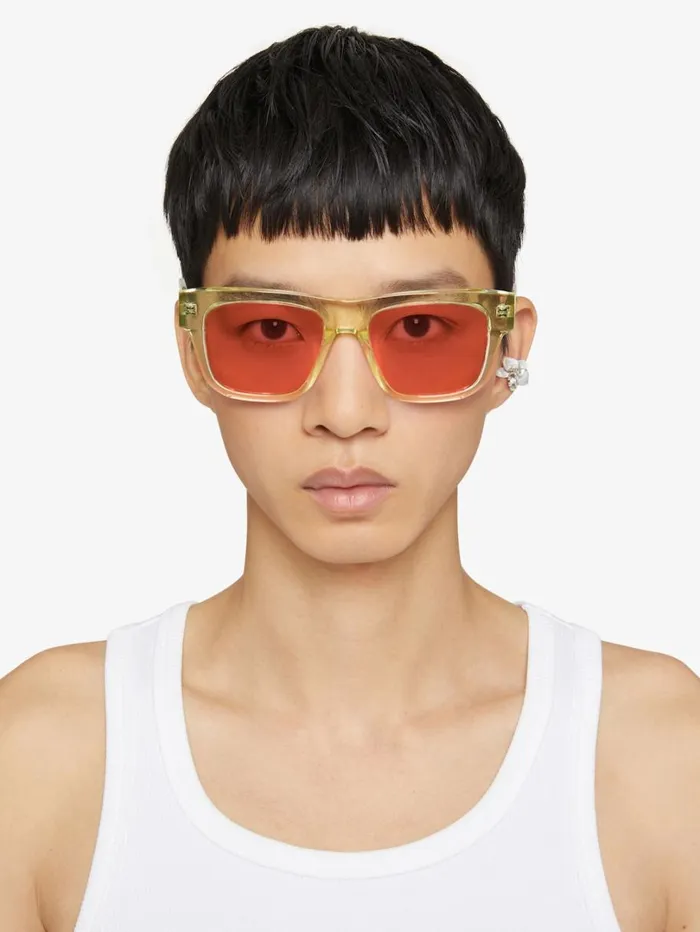 Givenchy GV Day Unisex Sunglasses In Acetate Yellow WomenMen Sunglasses Givenchy GV Day Unisex Sunglasses In Acetate Yellow WomenMen Sunglasses