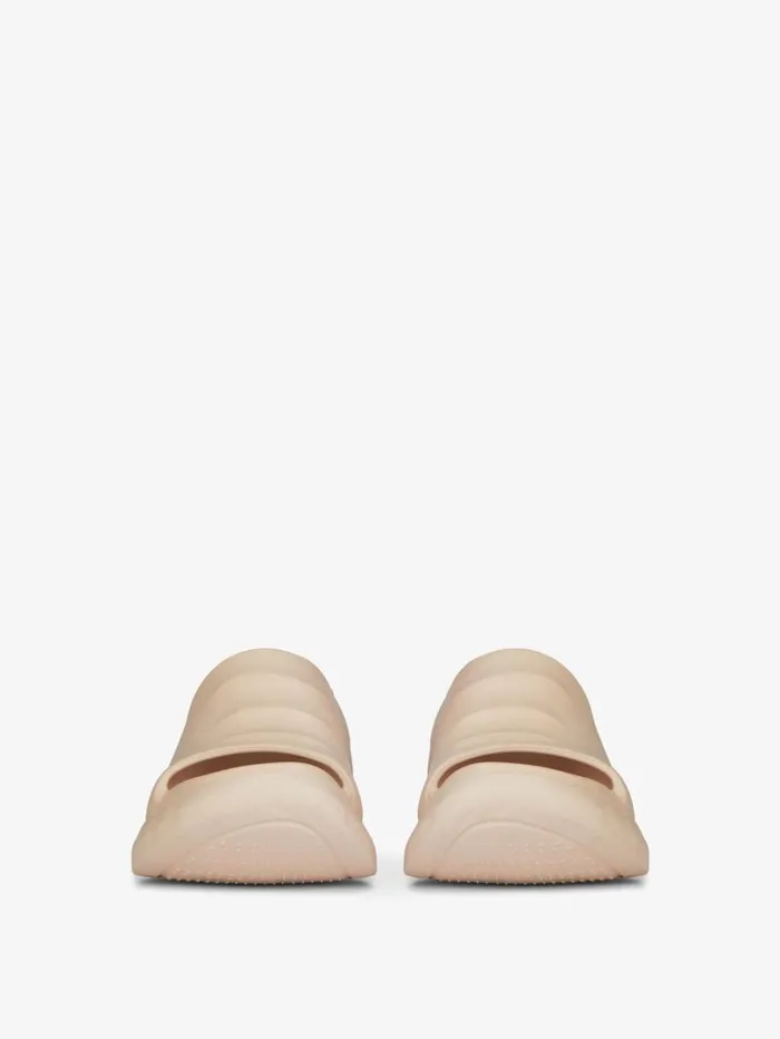 Givenchy Marshmallow Wedge Sandals In Rubber Skin Rose Women Slides and Sandals Givenchy Marshmallow Wedge Sandals In Rubber Skin Rose Women Slides and Sandals