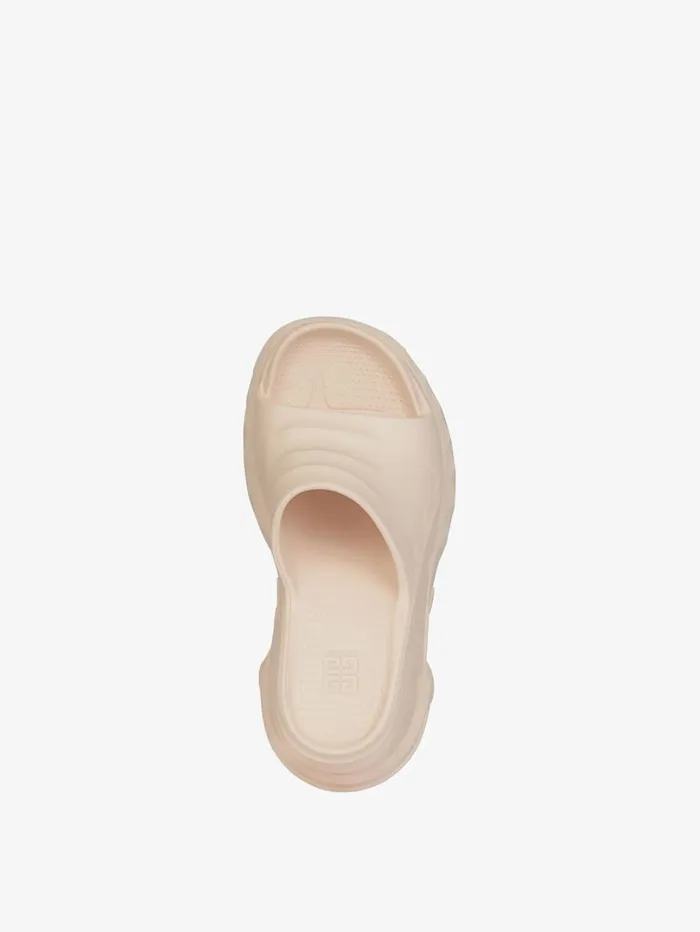Givenchy Marshmallow Wedge Sandals In Rubber Skin Rose Women Slides and Sandals Givenchy Marshmallow Wedge Sandals In Rubber Skin Rose Women Slides and Sandals