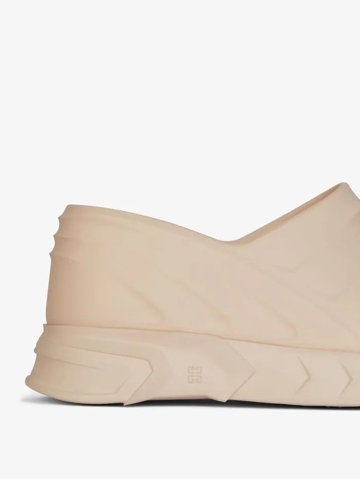 Givenchy Marshmallow Wedge Sandals In Rubber Skin Rose Women Slides and Sandals Givenchy Marshmallow Wedge Sandals In Rubber Skin Rose Women Slides and Sandals