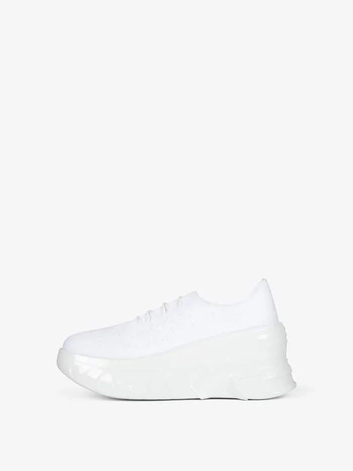 Givenchy Marshmallow Wedge Sneakers In Rubber And Knit White Women Sneakers Givenchy Marshmallow Wedge Sneakers In Rubber And Knit White Women Sneakers