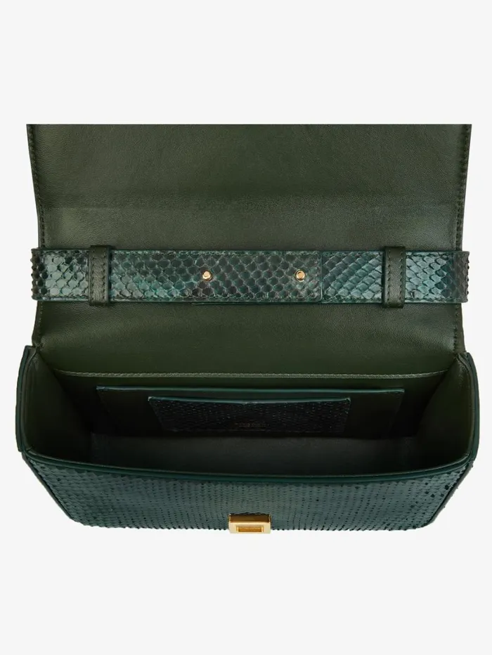 Givenchy Medium 4G Bag In Python Dark Green Women Crossbody Bags Givenchy Medium 4G Bag In Python Dark Green Women Crossbody Bags