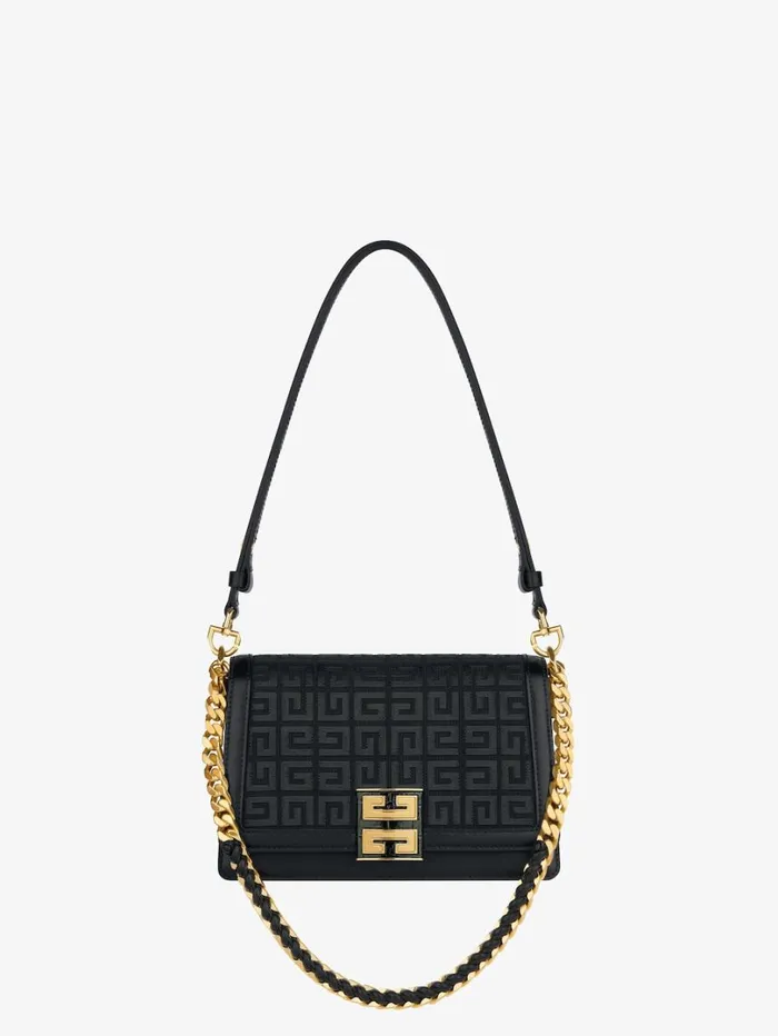 Givenchy Medium 4G Multicarry Bag In 4G Embroidery Black Women Crossbody Bags