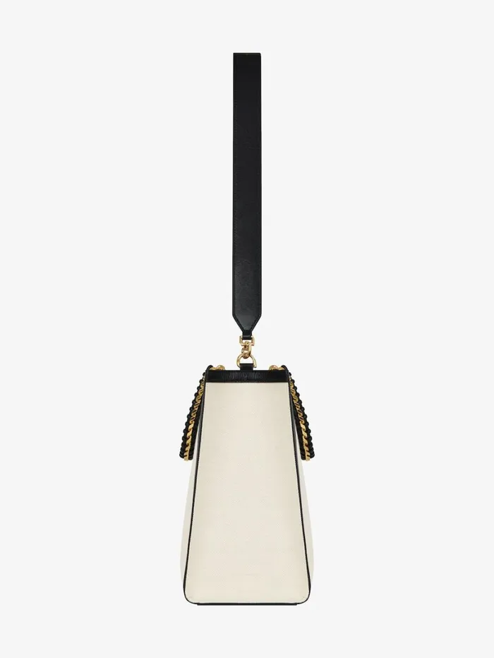 Givenchy Medium GTote Shopping Bag In Canvas And Leather Natural Beige Women Crossbody Bags Givenchy Medium GTote Shopping Bag In Canvas And Leather Natural Beige Women Crossbody Bags