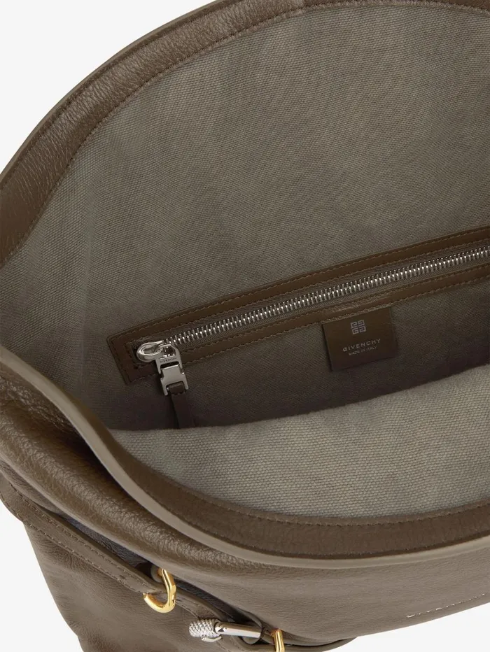 Givenchy Medium Voyou Bag In Leather Taupe Women Crossbody Bags Givenchy Medium Voyou Bag In Leather Taupe Women Crossbody Bags