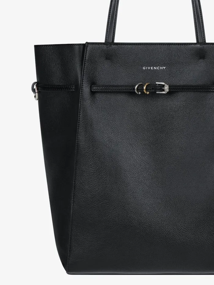 Givenchy Medium Voyou Tote Bag In Leather Black Women Shoulder Bags Givenchy Medium Voyou Tote Bag In Leather Black Women Shoulder Bags