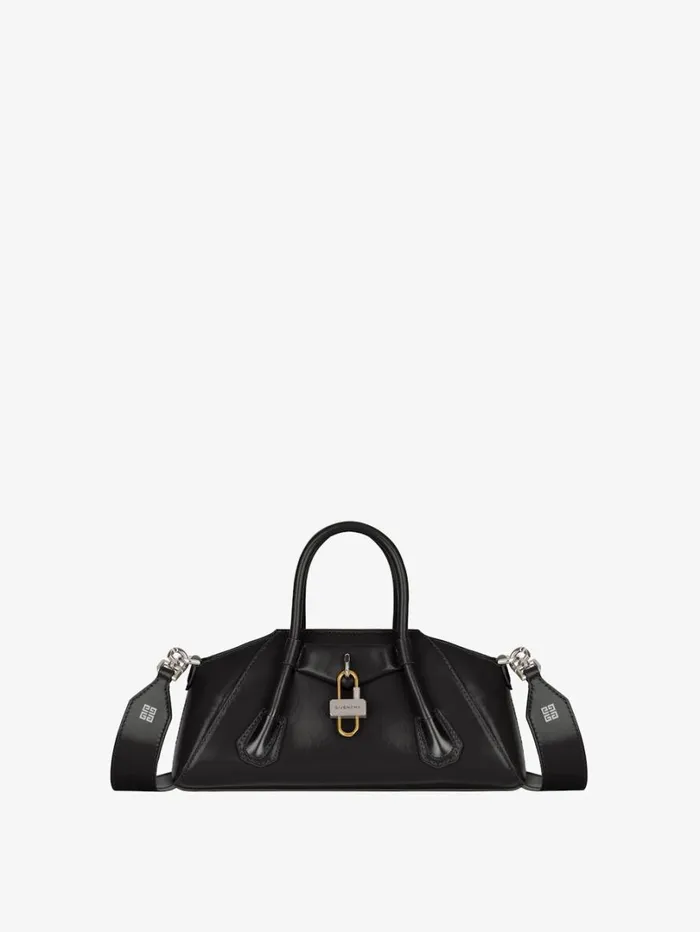 Givenchy Mini Antigona Stretch Bag In Box Leather Black Women Crossbody Bags