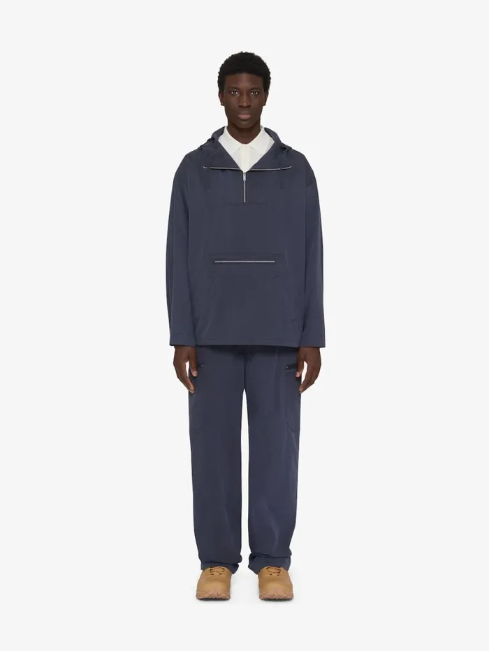 Givenchy Parka In Ozone Washed Cotton Medium Blue Men Outerwear and Blousons
