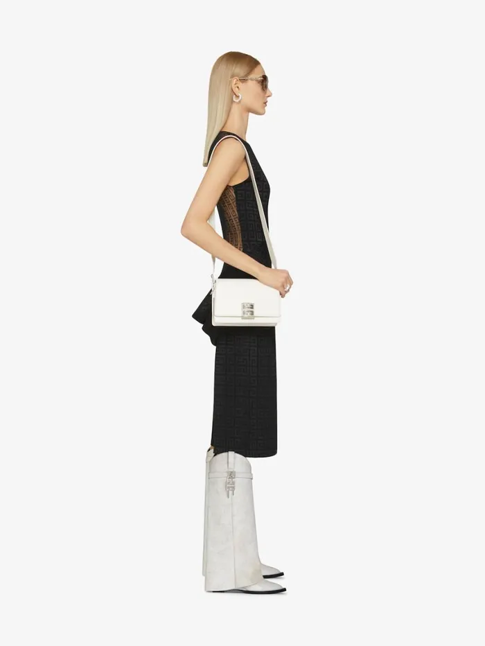 Givenchy Shark Lock Cowboy Boots In Aged Leather Ivory Women Shark Lock Givenchy Shark Lock Cowboy Boots In Aged Leather Ivory Women Shark Lock