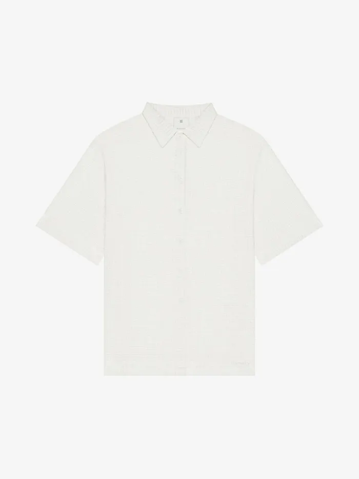 Givenchy Shirt In 4G Lace Natural Men Shirts