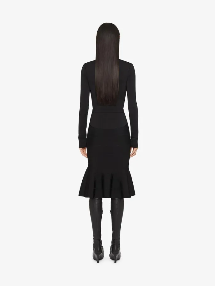 Givenchy Skirt In Knit Black Women Skirts