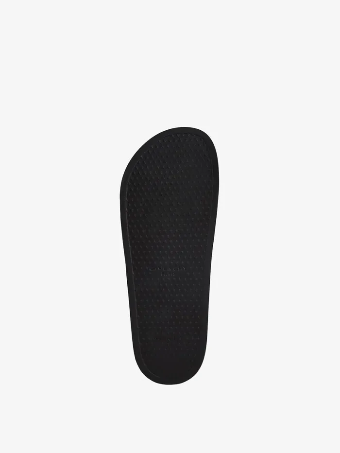 Givenchy Slide Flat Sandals In Rubber Black Men Slides and Sandals Givenchy Slide Flat Sandals In Rubber Black Men Slides and Sandals