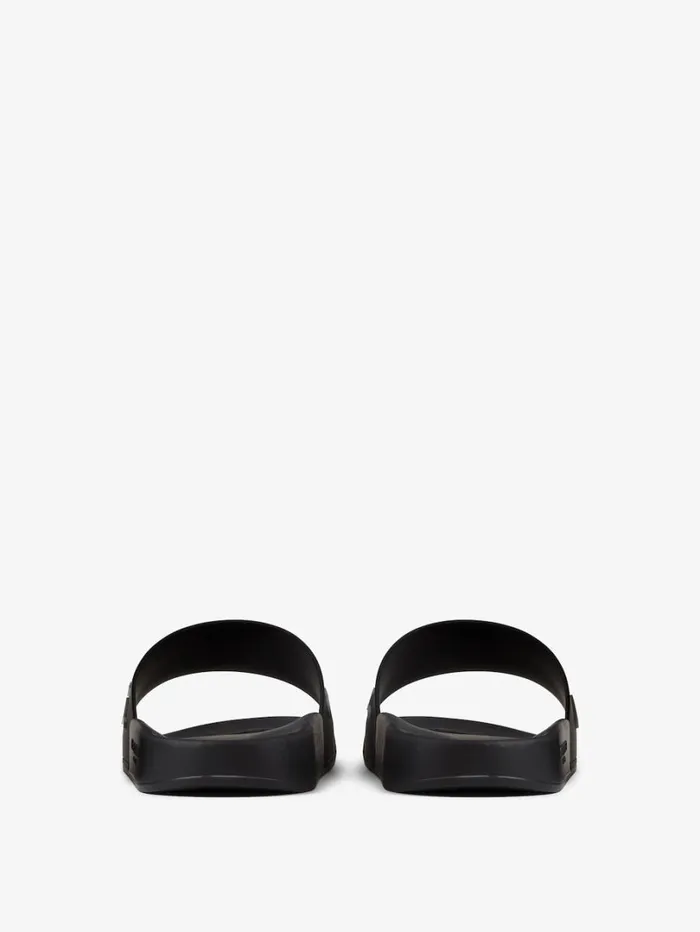 Givenchy Slide Flat Sandals In Rubber Black Men Slides and Sandals Givenchy Slide Flat Sandals In Rubber Black Men Slides and Sandals