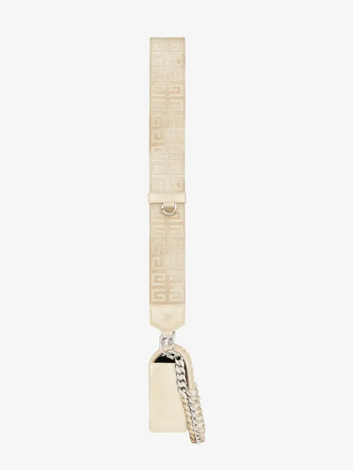 Givenchy Small 4G Bag In Lurex Embroidery With Chain Dusty Golden Women Crossbody Bags Givenchy Small 4G Bag In Lurex Embroidery With Chain Dusty Golden Women Crossbody Bags
