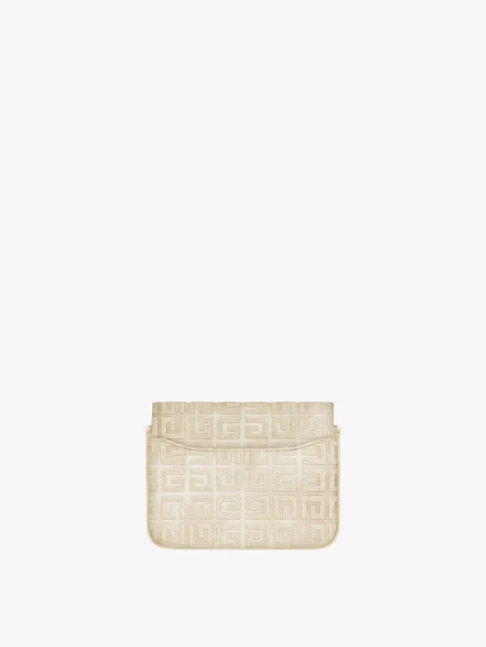 Givenchy Small 4G Bag In Lurex Embroidery With Chain Dusty Golden Women Crossbody Bags Givenchy Small 4G Bag In Lurex Embroidery With Chain Dusty Golden Women Crossbody Bags