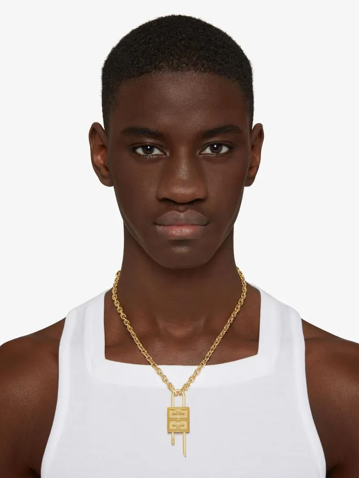 Givenchy Small Lock Necklace In Metal Golden Yellow WomenMen Jewelry Givenchy Small Lock Necklace In Metal Golden Yellow WomenMen Jewelry