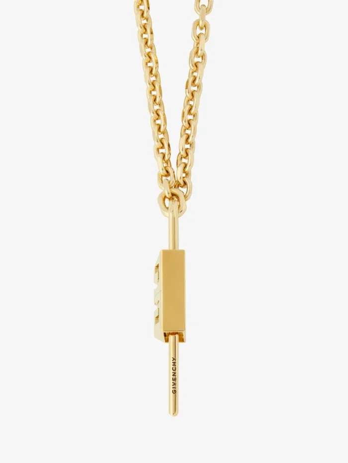 Givenchy Small Lock Necklace In Metal Golden Yellow WomenMen Jewelry Givenchy Small Lock Necklace In Metal Golden Yellow WomenMen Jewelry