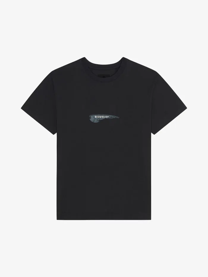 Givenchy Tshirt In Cotton GIVENCHY Wings Black Men TShirts