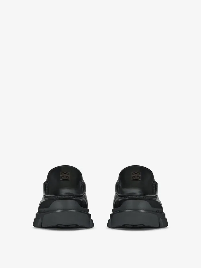 Givenchy Terra Loafer In Brushed Leather Black Men Boots and Loafers Givenchy Terra Loafer In Brushed Leather Black Men Boots and Loafers